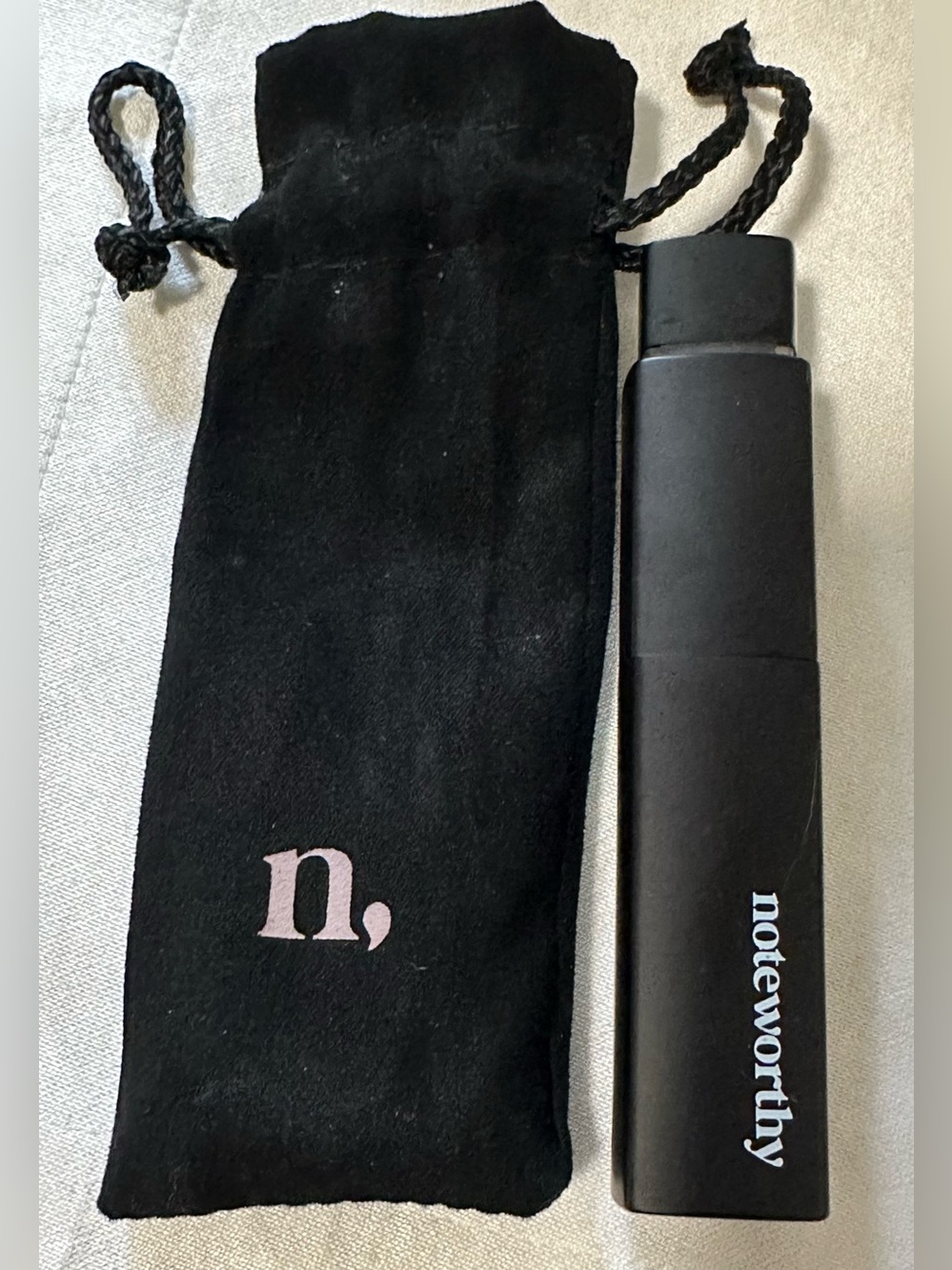 noteworthy Perfume Travel Spray Perfume Velvet Pouch New No 221 Amber Sunset